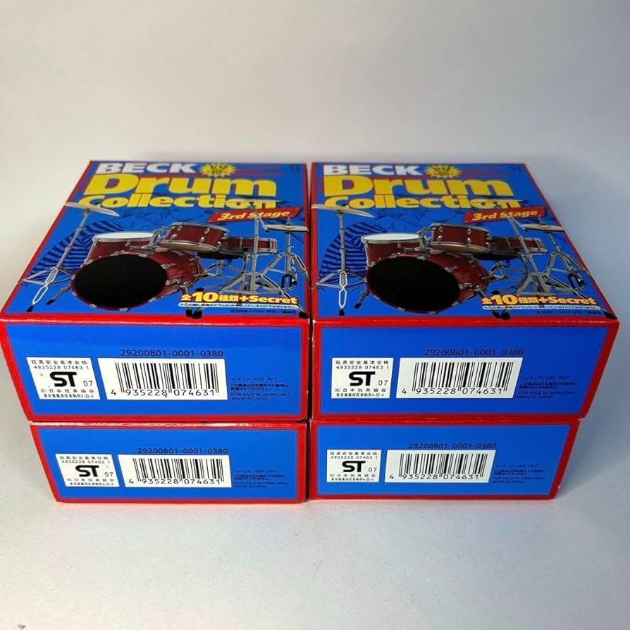 1/12 BECK Drum collection 3rd stage レッド